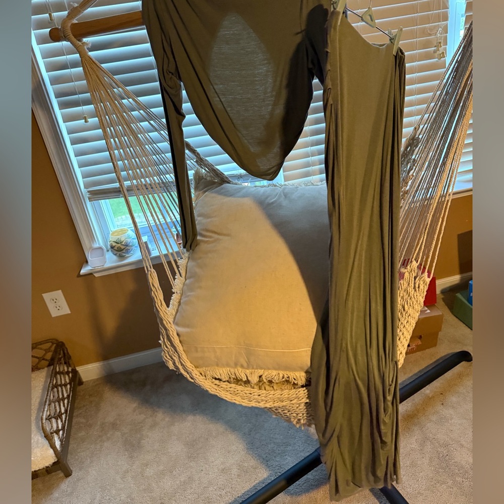 Free People Olive Maxi Skirt/Crop Top Set M